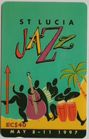 Saint Lucia Cable And Wireless EC$40  147CSLF " Jazz 97 " - St. Lucia