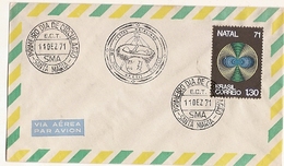 Brazil & Marcofilia, Natal, Santa Maria  1971 (974) - Lettres & Documents