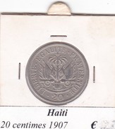 HAITI   20 CENTIMES  ANNO 1907  COME DA FOTO - Haití