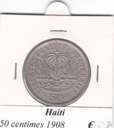 HAITI   50 CENTIMES  ANNO 1908  COME DA FOTO - Haïti