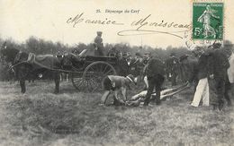 Chasse à Cour: Dépeçage Du Cerf - Librairie Nouvelle, Rambouillet - Carte N° 25 - Chasse