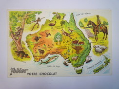 IMAGE  PUB  " CHOCOLAT  TOBLER "  N°10  Australie    - Chocolat