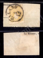 1858 - 2 Soldi (23 - Primo Tipo) Su Frammento Di Giornale Da Milano Del 5/12 - Raro Insieme (1.450++) - Andere & Zonder Classificatie