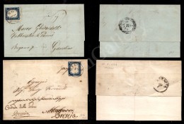 Governo Provvisorio - Due Lettere 20 Cent (C3) Da Milano Col Del 19 E 27 Luglio 59 - Difetti - Da Esaminare - Andere & Zonder Classificatie