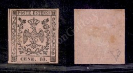 1854 - 10 Cent (9a) - Errore CENE - Nuovo Con Gomma - Molto Bello - Cert. Diena (2.750) - Other & Unclassified