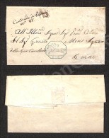 Cavallini - Foglio Doppio Da 50 Cent (3) Da Saluzzo A Torino Del 16 Settembre 1819 - Leggerissima Consueta Piega... - Other & Unclassified