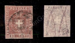 1860 - 40 Cent (21b) Con Ottimi Margini - Molto Bello - Oliva (550) - Andere & Zonder Classificatie