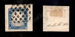 1863 - 15 Cent (11) Parziale Doppia Stampa Speculare Del Riquadro In Basso A Destra - Difettoso In Angolo - Sonstige & Ohne Zuordnung