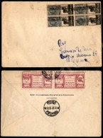 1925 (28 Giugno) - Posta Aerea Eccezionale Livorno - Quartina Del 15 Cent Cordial Campari (3 Pubblicitari) Su... - Andere & Zonder Classificatie