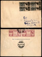 1925 (28 Giugno) - Posta Aerea Eccezionale Livorno - Quartina Del 15 Cent Cordial Campari (3 Pubblicitari) Su... - Other & Unclassified