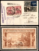 1925 (28 Giugno) - Livorno Roma - Cartolina Speciale Con Vignetta Dal Comando 144 Squadriglia Idrovolanti (1 + 3... - Sonstige & Ohne Zuordnung