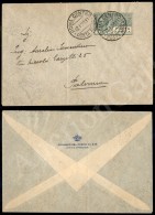 5 Lire (7 Aerea) Isolato Su Aerogramma Da Roma A Palermo Del 12.1.28 (400) - Other & Unclassified