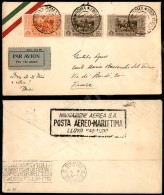 Roma Firenze (8 Giugno 1932) - Aerogramma Bayer Del Volo (316 + 316 + 318) - Otros & Sin Clasificación