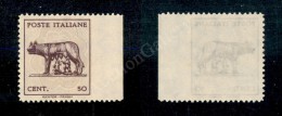 1943 - 50 Cent (515q) Non Dentellato A Destra (240) - Other & Unclassified