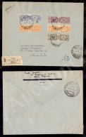 Raccomandata Per Città (Bari 7.2.44) Con Affrancatura Multipla Di Pacchi Postali Per 8,80 Lire - Andere & Zonder Classificatie