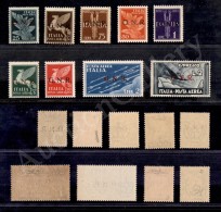 1944 - GNR Verona - Posta Aerea (117/125) - Serie Completa - 9 Valori Nuovi Con Gomma Integra - Cert. Raybaudi... - Sonstige & Ohne Zuordnung