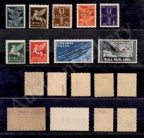 1944 - GNR Verona - Posta Aerea (117/125) - Serie Completa - 9 Valori Nuovi Con Gomma Integra - Cert. Raybaudi... - Other & Unclassified