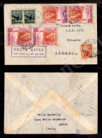 Due Coppie 20 Lire Toscana (653) + Complementari Su Aerogramma Da Pavia A Tel Aviv Del 30.4.51 - Other & Unclassified