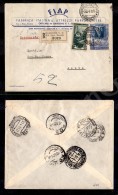 55 Lire Toscana (654) + Complementare Su Raccomandata Da Brescia A Aosta Del 30.4.51 - Other & Unclassified