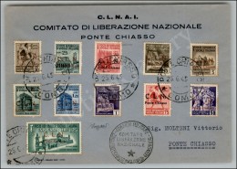 Monumenti Distrutti (1/10 + 14) - Emissione Completa - 11 Valori Su Busta Per Città - Ponte Chiasso 25.6.45... - Andere & Zonder Classificatie