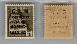 1945 - Non Emesso - 10 Cent Bruno (8) Nuovo Con Gomma Integra - Cert. Raybaudi (2.250) - Otros & Sin Clasificación