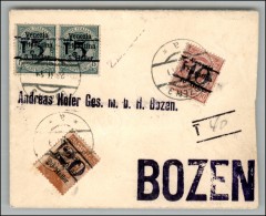 Tre Valori Diversi (11 Coppia + 12 + 13) In Arrivo Su Busta - Bozen 20.2.19 - Raro Insieme (2.800) - Andere & Zonder Classificatie