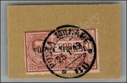 1919 - 25 Cent (1a - Espressi) Con Soprastampa Capovolta Su Frammento (1.100+) - Andere & Zonder Classificatie