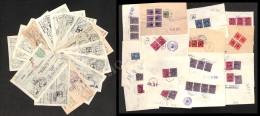 1941/1945 - Quindici Bollettini Vaglia Con Diverse Affrancature Al Retro - Interessante Insieme - Andere & Zonder Classificatie