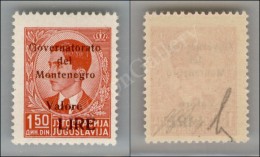 Montenegro - 1942 - 1,50 Din (51) Nuovo Con Gomma Integra (875) - Other & Unclassified