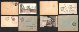 Tripoli Di Barberia - 1911 - Due Buste + Due Cartoline Con Affrancature Singole Del Periodo (2 - 3 - 4 - 5) -... - Otros & Sin Clasificación