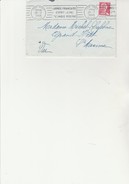 LETTRE - OBLITERATION FLAMME "ARMEE FRANCAISE -ESPRIT JEUNE -TECHNIQUE MODERNE - CAD LYON GARE 28-7-1955 - Mechanical Postmarks (Advertisement)
