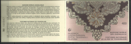 1986 YUGOSLAVIA JUGOSLAVIA JUGOSLAVIJA FOLCLORE NATIONAL COSTUMES FOLCLORE CSTUMI LOCALI BOOKLET LIBRETTO CARNET MNH - Cuadernillos