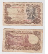 CIEN PESETAS - 17 NOV 1970 - N° 5 K 5829040 - 100 Pesetas