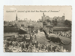 Captured Arrival Of The Loch Ness Monster At Inverness  Ecosse Sutherland Photo Montage White Dundee Real Photograph - Fotografía