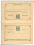 FILIPINAS 1898-9 ENTERO POSTAL DOBLE 1 CENTAVO - Filippijnen