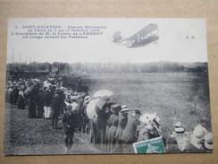 ESSONNE 91  PORT-AVIATION  -  GDE. QUINZAINE DE PARIS 3/17 OCTOBRE 1909 - COMTE LAMBERT  .. TRIBUNES   TRES  ANIME   TTB - Viry-Châtillon