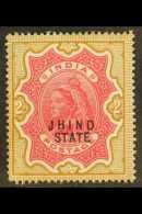 JIND 1886-96 2r Carmine And Yellow- Brown, SG 33, Lightly Hinged Mint, Slightly Rounded Corner At Low Left. Cat... - Autres & Non Classés