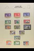 1937-1969 FINE MINT COLLECTION On Leaves, Inc 1938-55 Set, Plus 5d Block Of 4, 1956-62 Set (ex 5s) Etc. Lovely.... - Gilbert & Ellice Islands (...-1979)