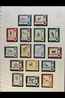 1974-1982 COMPLETE NEVER HINGED MINT COLLECTION In Hingeless Mounts On Leaves, All Different, Inc 1977-82 Defins... - Gibilterra