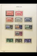 1931-1950 COMPLETE VERY FINE MINT COLLECTION On Hingeless Pages, ALL DIFFERENT, Inc 1931-33 The Rock Set Inc 1d,... - Gibraltar