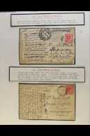 1903-1911 An Interesting Collection Of Mostly Used Picture Postcards Written Up On Leaves, Inc Various Postmark... - Gibraltar