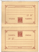 FILIPINAS 1898-9 ENTERO POSTAL DOBLE 3 CENTAVOS - Philippines