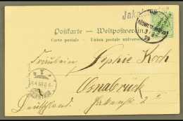 SOUTH WEST AFRICA 1899 (3 Aug) Picture Postcard Addressed To Germany, Bearing 1897 5pf Ovpt'd Stamp Tied By Scarce... - Andere & Zonder Classificatie