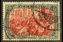 1900 5m Crimson & Black Type II (Michel 66 II, SG 65a), Fine Used, Expertized A.Diena & Jaschke BPP. For... - Andere & Zonder Classificatie