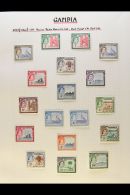 19531971 COMPLETE SUPERB MINT COLLECTION On Leaves, All Different, Inc 1953-59 Set With Shades Inc 1s3d (x2), 1963... - Gambia (...-1964)