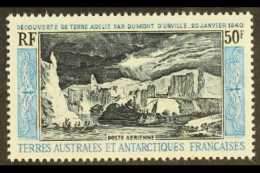 T.A.A.F. 1965 50f Discovery Of Adelie Land, Airmail Issue, Yvert 8, SG 38, Never Hinged Mint. For More Images,... - Autres & Non Classés