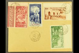 IVORY COAST 1943 (28 May) Unaddressed Cover Bearing 1942 Air "Protection De L'enfance" & "Quinz Imperiale" Set... - Autres & Non Classés