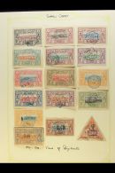 FRENCH SOMALI COAST 1894-1966 Fine Used Collection On Album Pages, Mostly All Different, And Which Includes... - Other & Unclassified