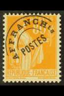PRECANCELS (PREOBLITERES) 1922-47 80c Orange (Peace), Yvert 75, Never Hinged Mint For More Images, Please Visit... - Altri & Non Classificati