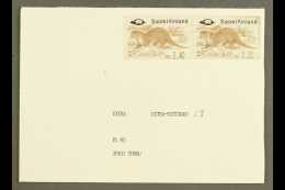 1994 FRAMA LABEL PROOF ON COVER. Cover Bearing Frama Label Otter 0,00mk PROOF Alongside 2.40mk Value (Michel 24.1,... - Other & Unclassified